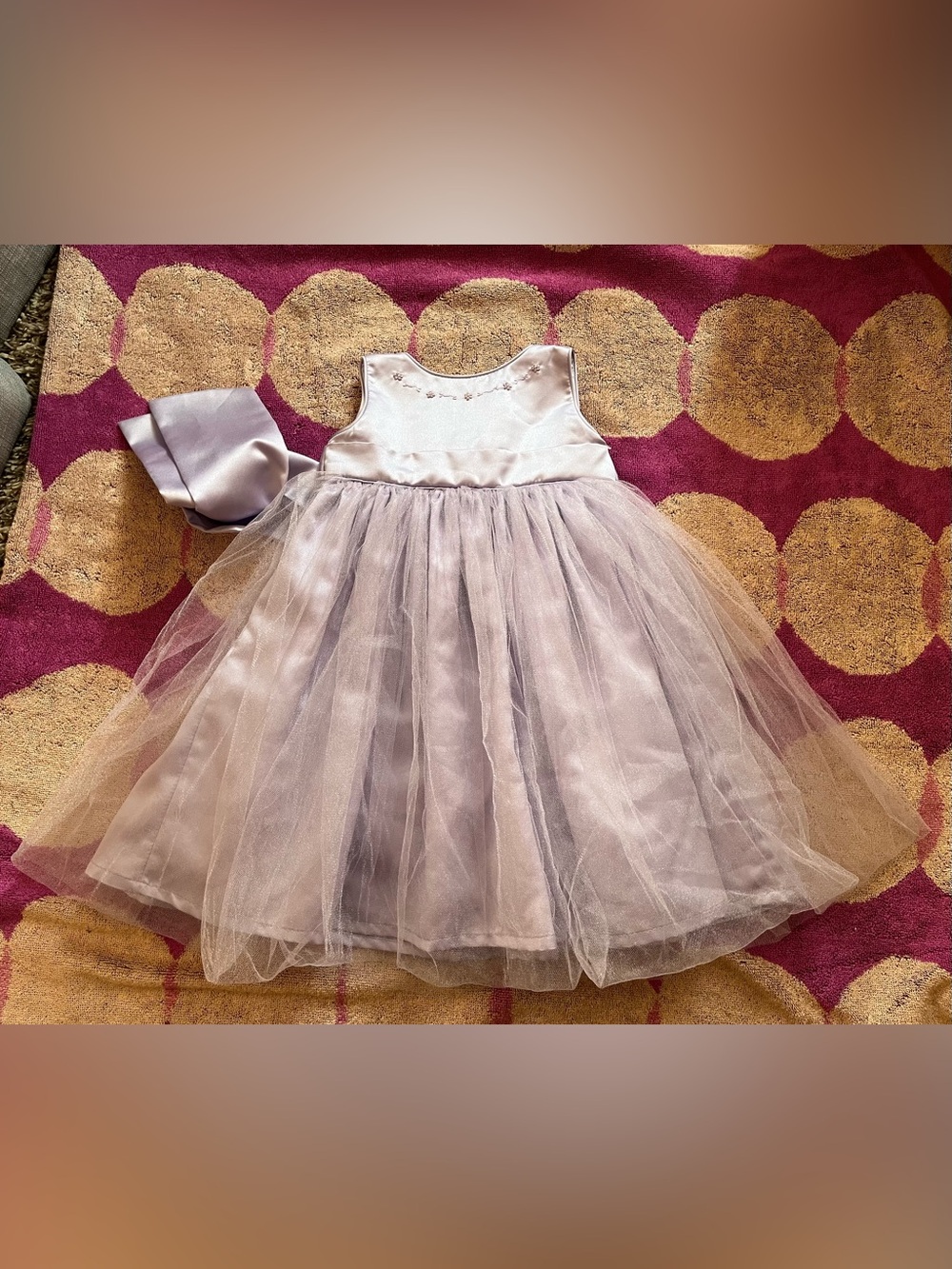 Strasburg Lavender Mist Formal Party Wedding Flower Girl Dress